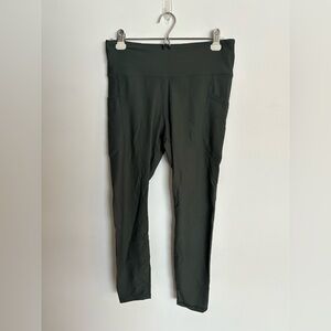 Dark Green High-Waisted Leggings
